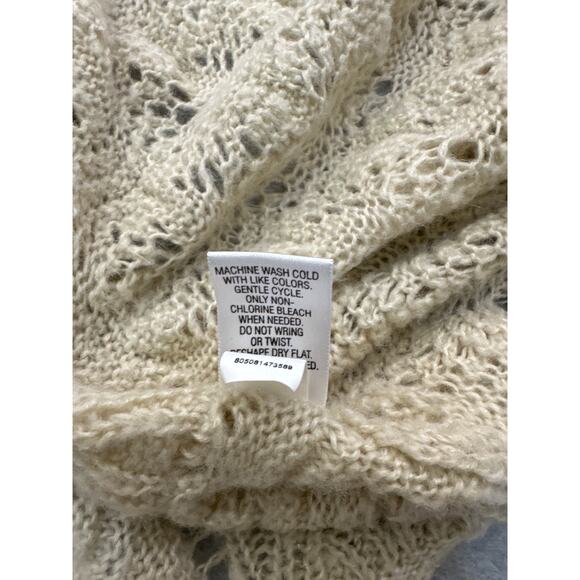 Women's Sonoma Cream Open-Knit Cardigan - Size XL - Picture 8 of 8